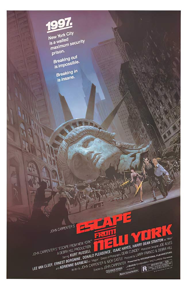 Escape From New York - Movie Poster (Regular Style) (Size: 27  x 40 ) (Unframed)