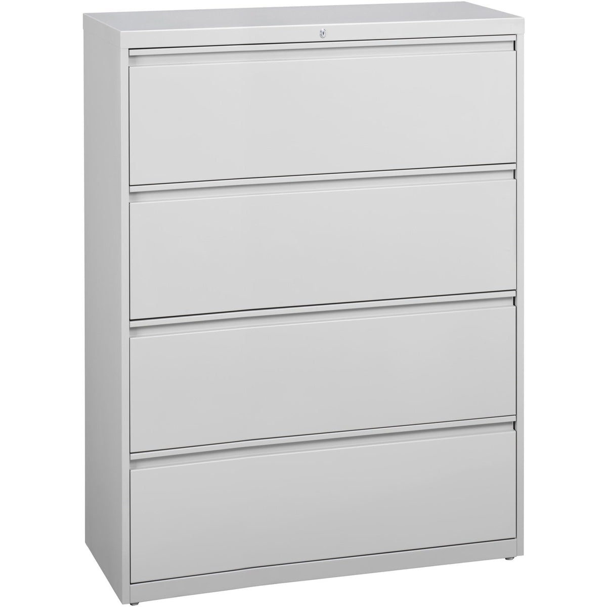 Lorell 4-Drawer Lateral File, 42 X 18-5/8 X 52-1/2-Inch, Gray