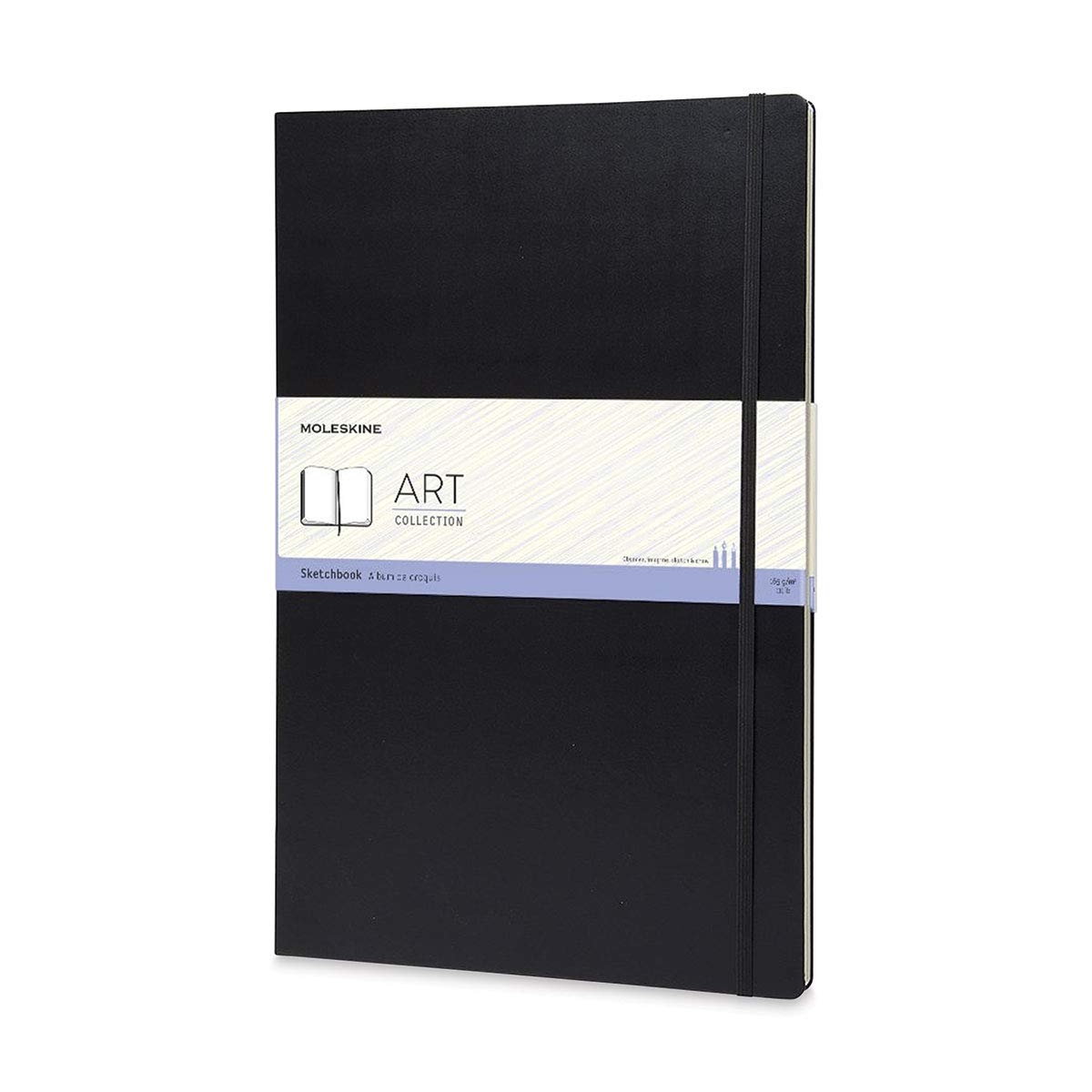 Moleskine Art Sketchbook, Hard Cover, A3 (11.75' X 16.5') Plain/Blank, Black, 96 Pages