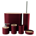 Enakshi 6Pcs Bathroom Accessories Portable Toilet Brush for Dorm Household Farmhouse Red|Home & Garden | Bath | Bath Accessory S