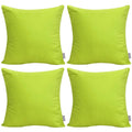 Thmyo 4-Pack 100% Cotton Comfortable Solid Decorative Throw Pillow Case, Square Cushion Cover Pillowcase Sublimation Blank Pillo