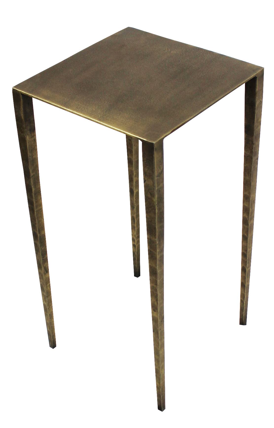 24&quot; Brass Iron Square End Table