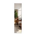 TRAHOME Wall Mirror Full Length, 12Inches x 4PCS, Glass Frameless Body Mirror Wall-Mounted for Gym, Bedroom, Living Room, Over T