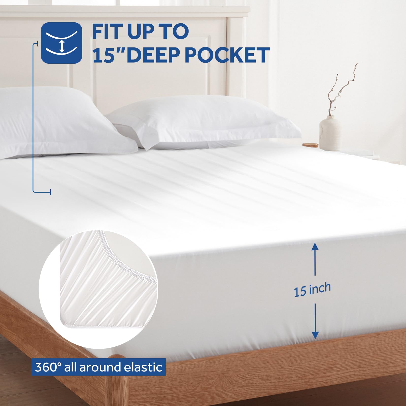 Sealy Heated Mattress Pad Full Size With 10 Heated Settings | Electric Mattress Pad Bed Warmer 54''X75'' | Auto Shut Off 1-9 Hou