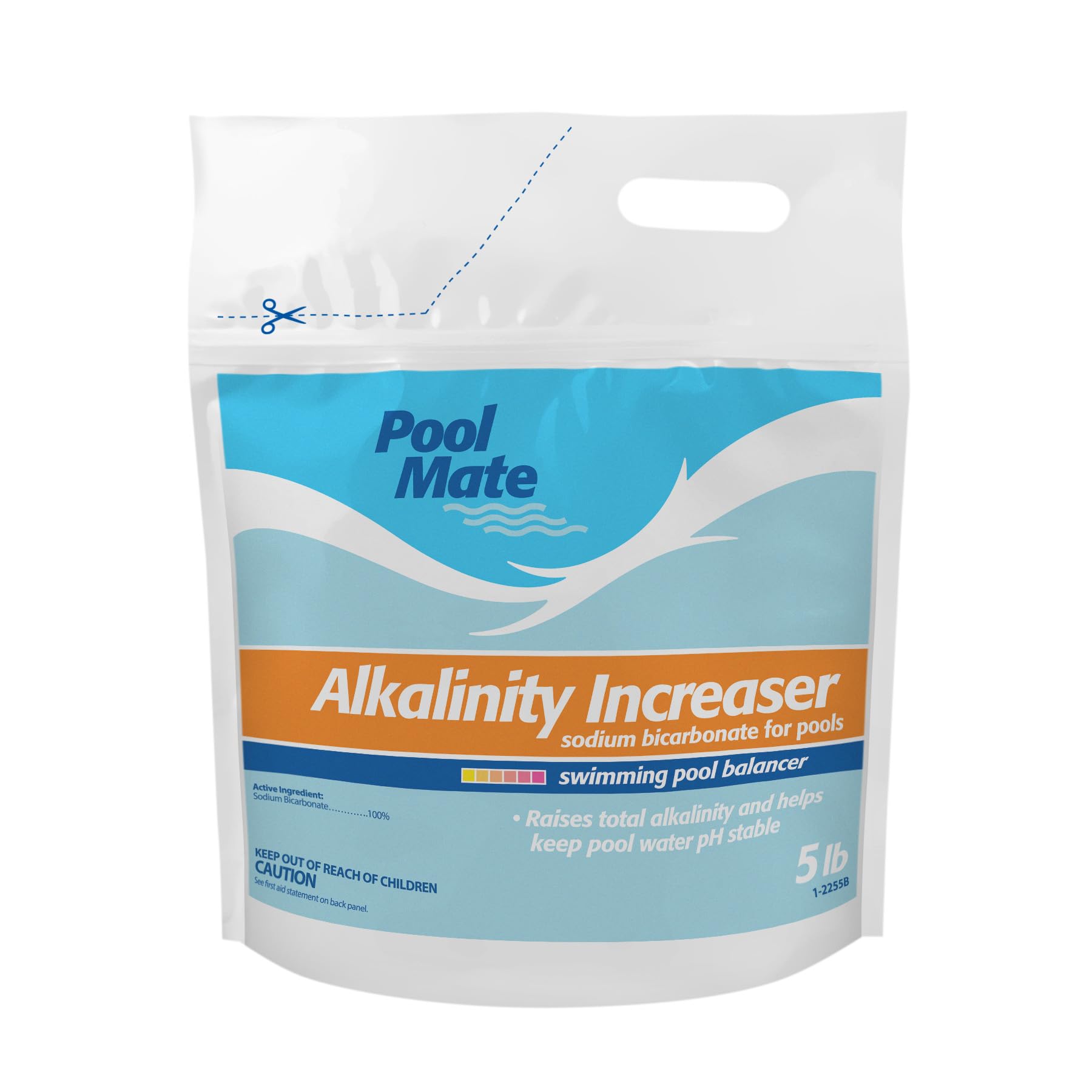 Pool Mate 1-2255B Alkalinity Increaser For Swimming Pools, 5-Pounds