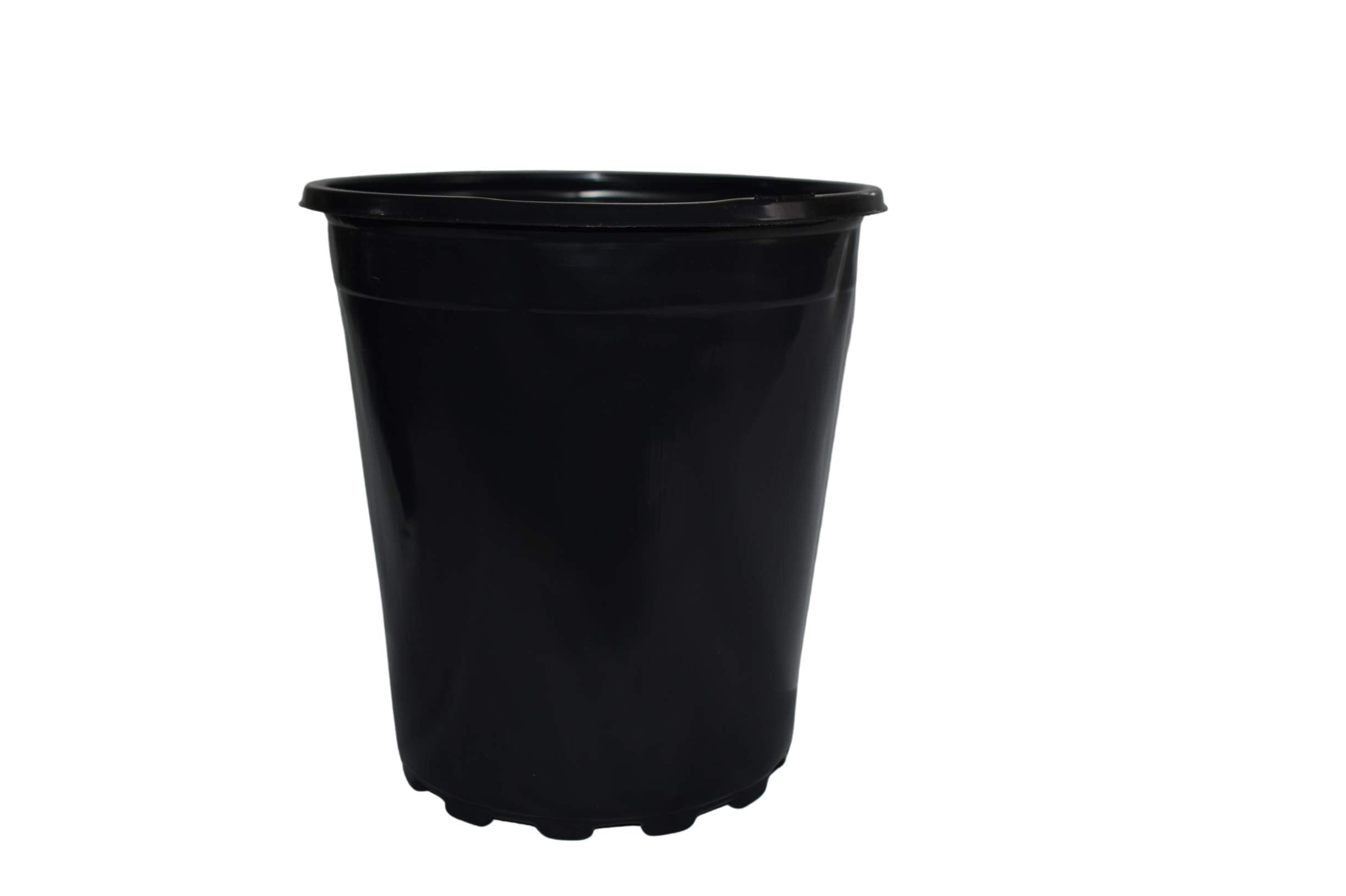 Landmark Plastics 1.5 Gallon Black Plastic Nursery Pot (Trade 2 Gallon Size) (10)