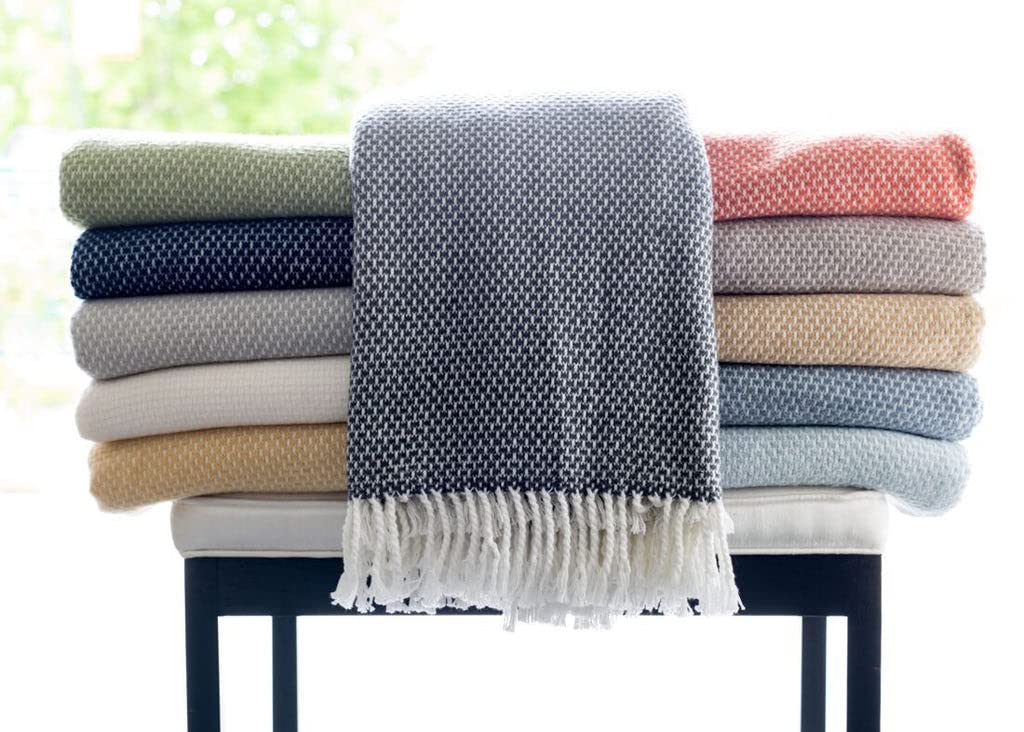 HomeRoots Soft Olive Green Links Pattern Throw Blanket