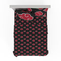 Franco Collectibles Naruto Akatsuki Anime Bedding Super Soft Cozy Microfiber 4 Piece Full Sheet Set, (Officially Licensed Produc