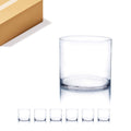 WGV Cylinder Vase Bulk, Width 6'', Height 6'', Clear Glass Container Terrarium Candle Holder for Wedding Centerpiece, Party Even