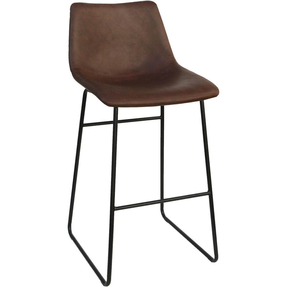 Lorell, Llr42958, Mid-Century Modern Sled Guest Stool, 2 / Carton, Tan