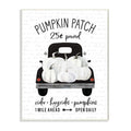 Stupell Industries Pumpkin Patch Farm Truck Sign Country Autumn Harvest, Designed by Lettered and Lined Art, 10 x 15, Wall Plaqu