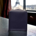 Connsole Casa Premium Pu Leather Tissue Box Holder - Elegant Hotel-Style Blue Tissue Box Cover For Enhanced D  Cor Of Home, Offi