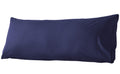 Whatsbedding Body Pillow Cover Cotton Fabric, Long Pillow Case Breathable & Skin-Friendly, Envelope Closure - Navy Blue (21X54 I