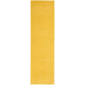 Nourison Essentials Indoor/Outdoor Yellow 2'2' X 10' Area Rug, Easy Cleaning, Non Shedding, Bed Room, Living Room, Dining Room,