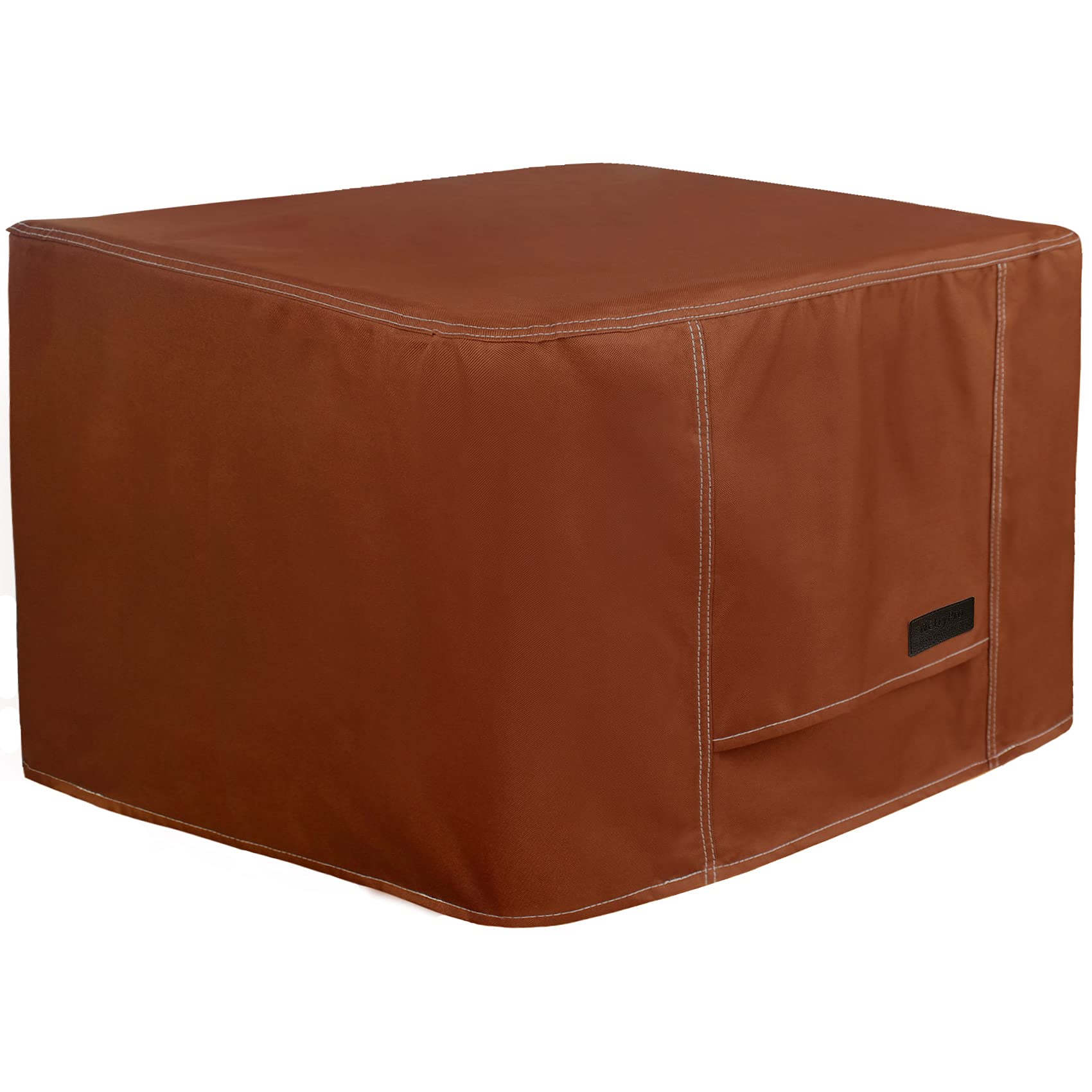 Nettypro Gas Fire Pit Cover Square 28 Inch Waterproof Heavy Duty Patio Firepit Cover Square For Outdoor Propane Fire Pit Table,