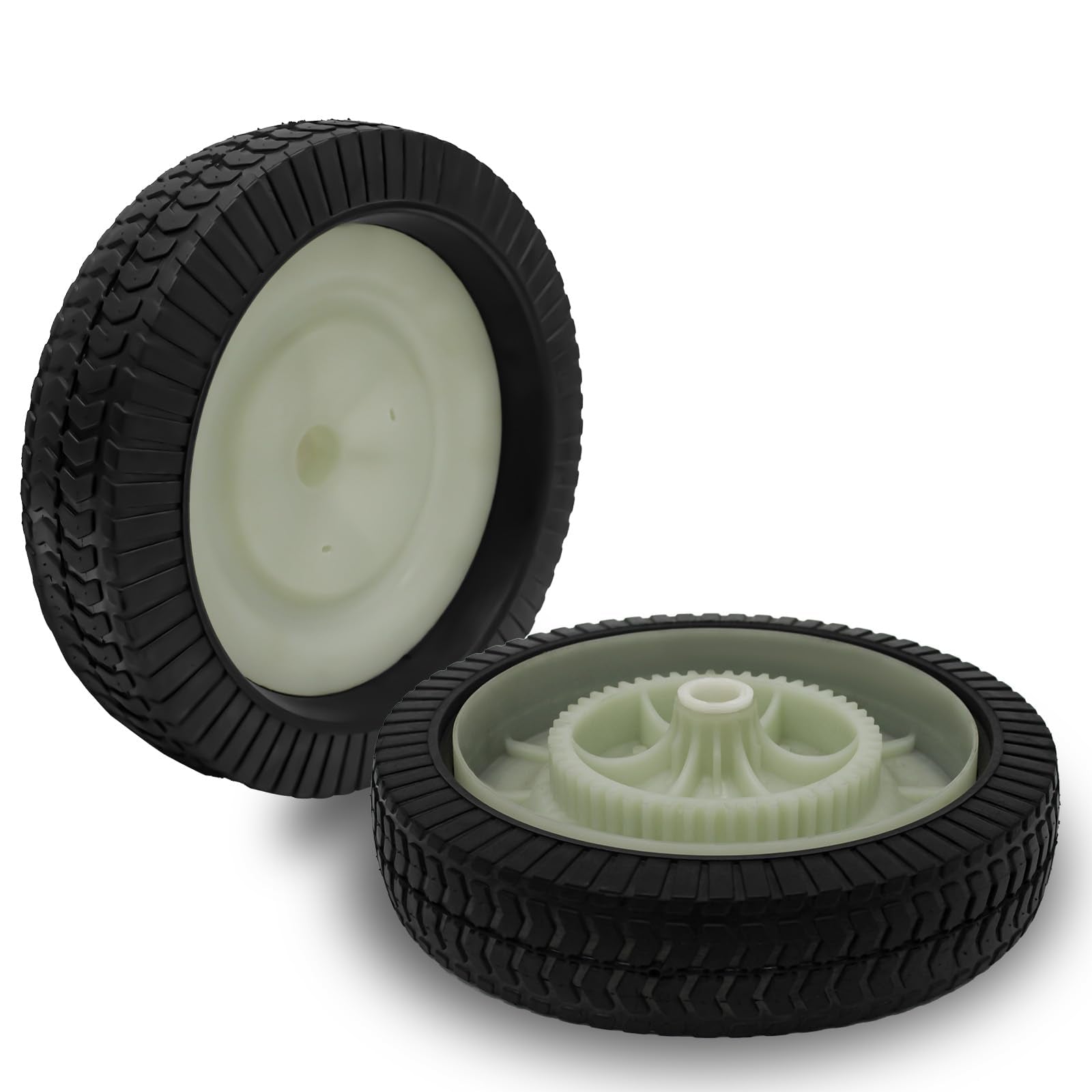 44985 Lawn Sweeper Wheel & Tire Complete Assembly Set Compatible With Mtd 19468S Af-44985 4636-018(2 Pack)