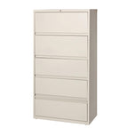 Lorell LLR43512 Receding Lateral File with Roll Out Sleeves, Putty