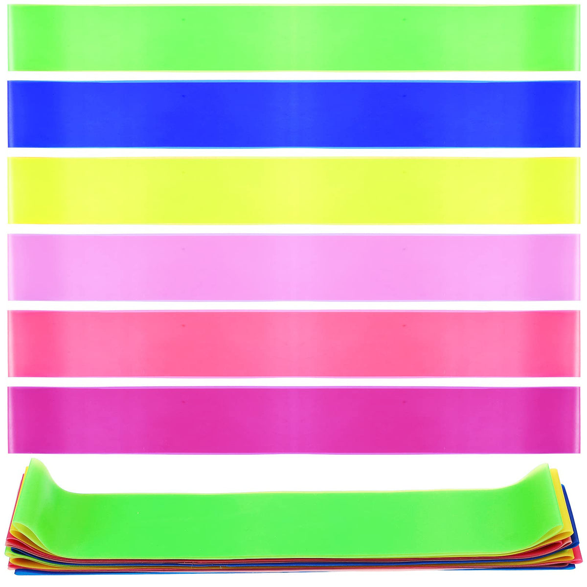 24 Pcs Chair Bands For Kids Colorful Adhd Tools For Kids Fidget Band Chair Rubber Band Stretchy Resistance Fidget Bands For Kids