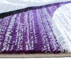 Flash Furniture Valli Collection Area Rug - High Pile Purple Olefin Rug - 5' X 7' Area Rug - Jute Backing - Hallway, Entryway, Bedroom, Living Room