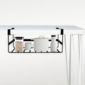 Kuber Industries Metal Pull Out 1 Tier Under Cabinet Storage Rack | Shatterproof, Durable Space Saving Convenient Kitchen Drawer