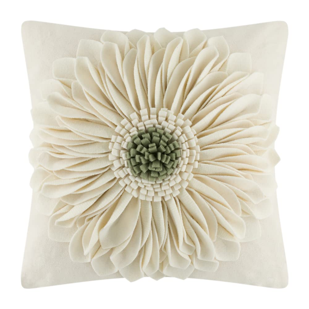 Oiseauvoler 3D Sunflower Handmade Throw Pillow Covers Decorative Floral Pillowcases Cushion Covers For Couch Living Room Home De