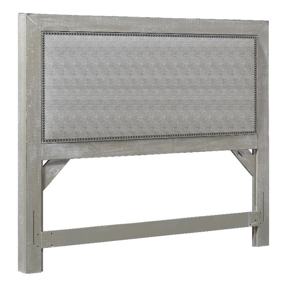 Progressive Willow Queen Upholstered Headboard, Gray