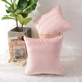 Mernette Pack Of 2, Velvet Soft Decorative Square Throw Pillow Cover Cushion Covers Pillow Case, Home Decor Decorations For Sofa