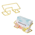 Mxoazne Business Card Holder For Desk, Metal Business Card Holder Display, Modern Business Name Card Display, Desktop Business C