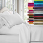 Clara Clark Twin Xl Sheets Set, Deep Pocket Bed Sheets For Twin Xl Size Bed - 3 Piece Twin Xl Size Sheets, Extra Soft Bedding Sheets & Pillowcases, Beach Blue Sheets Twin-Xl