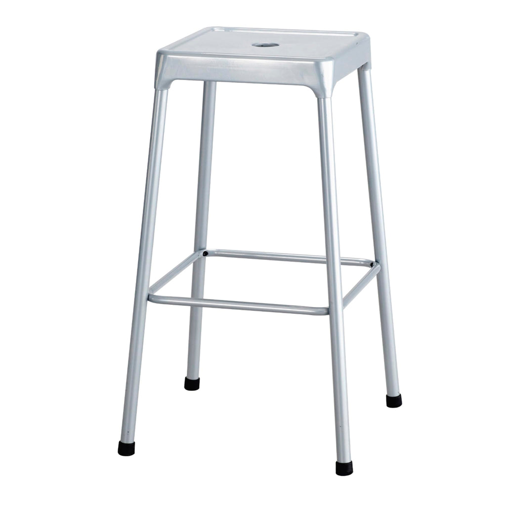 Safco Products 6606SL Steel Stool, 29", Silver
