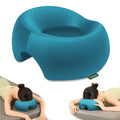 OSZZT Memory Foam Prone Massage Pillow  Ergonomic Face Down Pillow for Massage Table, Home Sleeping & PostSurgery Recovery Com