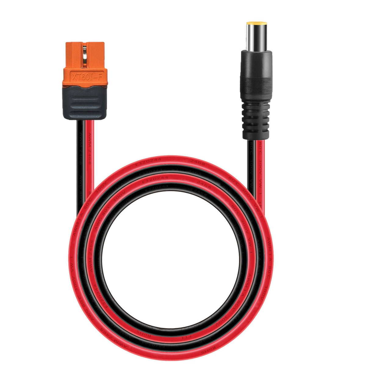 Zkeeshop Xt60I To Dc7909 Adapter Dc8Mm To Xt60I Solar Extension Cable 14Awg Xt60I-F Solar Cable Compatible For Ecoflow Bluetti P
