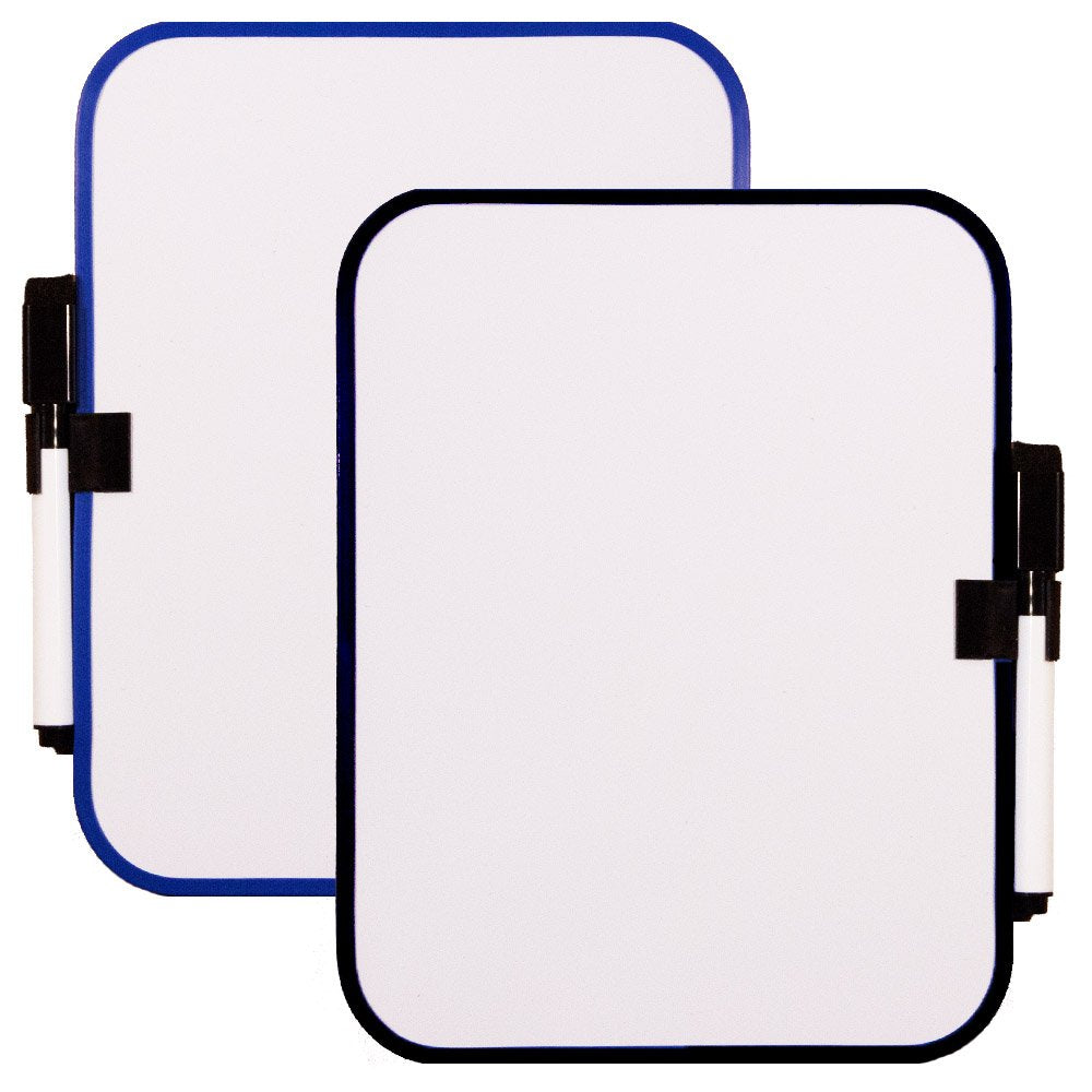 White Board Set With Magnet Strips -- 6-1/2' X 8-1/4' (2 Pack)