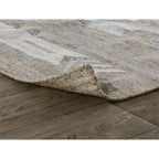 Kosas Home Alpena 24 X 36 Transitional Polyester Fabric Area Rug In Gray