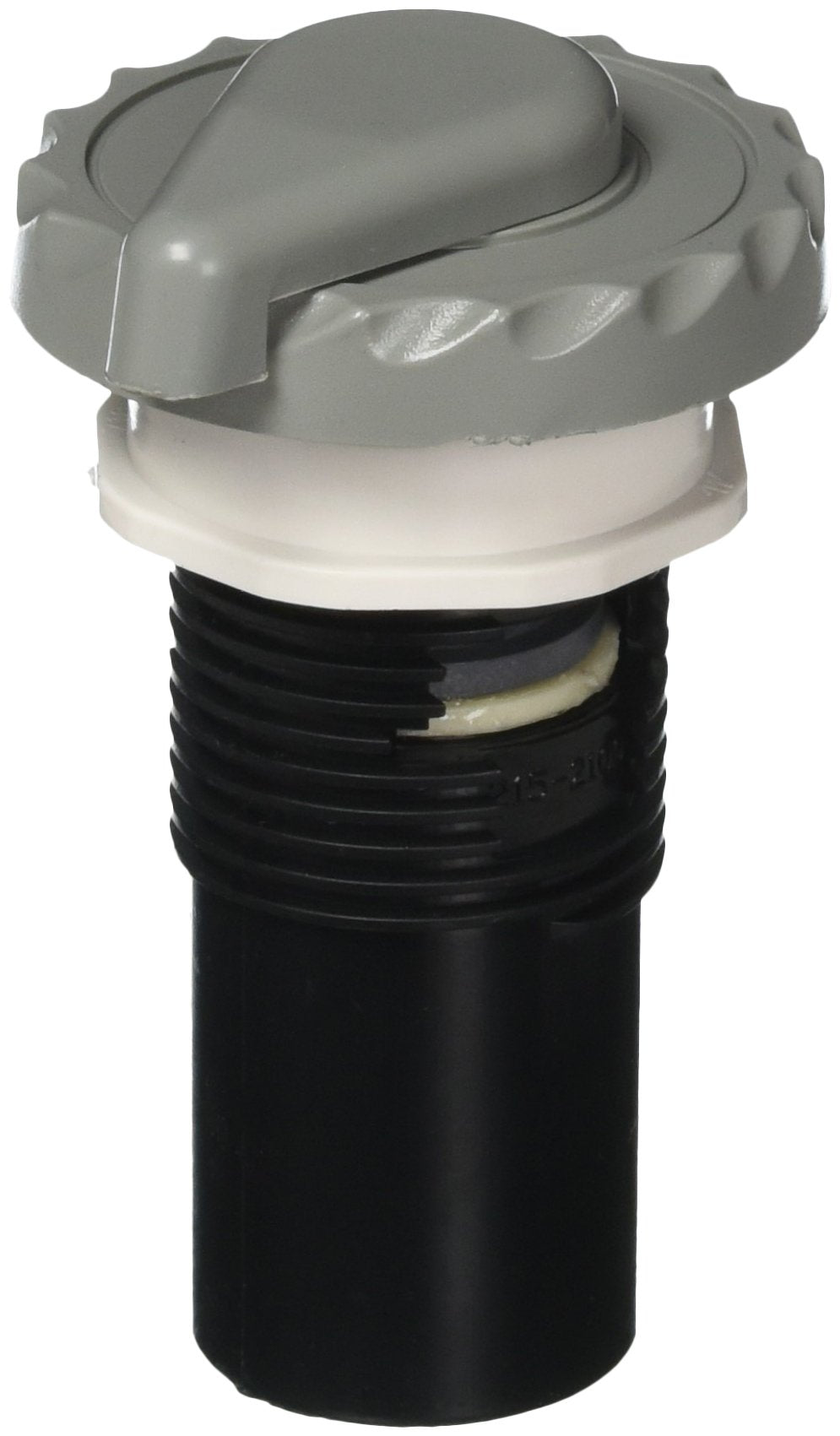 Waterway Plastics 806105115867 1' Top Access Silent Air Control Scalloped Gray