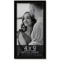 wallsthatspeak 4x9 Black Picture Frame for Puzzles Posters Photos or Artwork