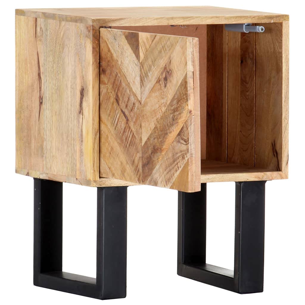 Bedside Cabinet 15.7&quot;x11.8&quot;x19.7&quot; Solid Mango Wood