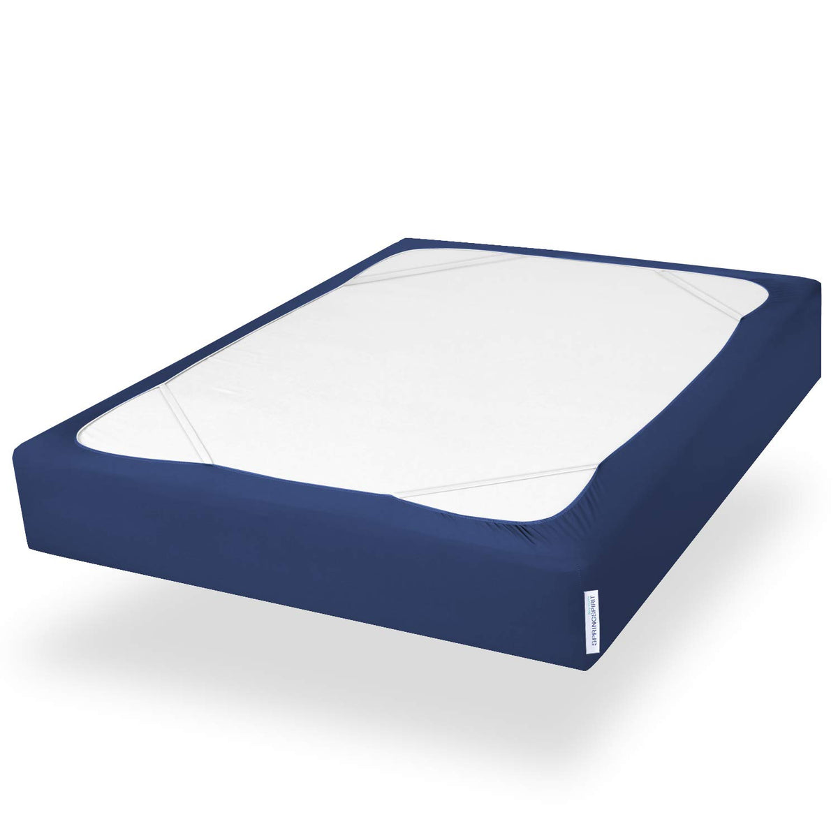 Full Size Box Spring Cover With Smooth And Elastic Woven Material, Alternates For Bed Skirt, Wrinkle & Fading Resistant, Washabl