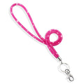 Soleebee Rhinestone Office Lanyard, Bling Neck Lanyard With Metal Clasp & Keyring, Crystal Lanyard For Id Card Keys Strap (Hot P