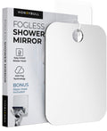 HONEYBULL Shower Mirror Fogless for Shaving - Flat Anti Fog Mirror with Razor Holder for Shower, Mirrors, Shower Accessories, Ba