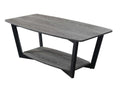 Convenience Concepts Graystone Coffee Table, Weathered Gray / Black Frame