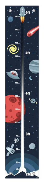 Cute Astronomy Gifts for Kids Growth Height Chart for Kids Space Decor for Nursery Wall Growth Chart