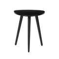 Mh London Tri Pin Side Table I Handmade Natural Mango Wood, Naturally Moisture Resistant, Maintenance Free I 16' X 16' X 18' I Tora, Walnut