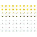 Seasonstorm Cute Weather Emoticon Aesthetic Diary Travel Journal Paper Stickers Scrapbooking Stationery School Office Art Suppli