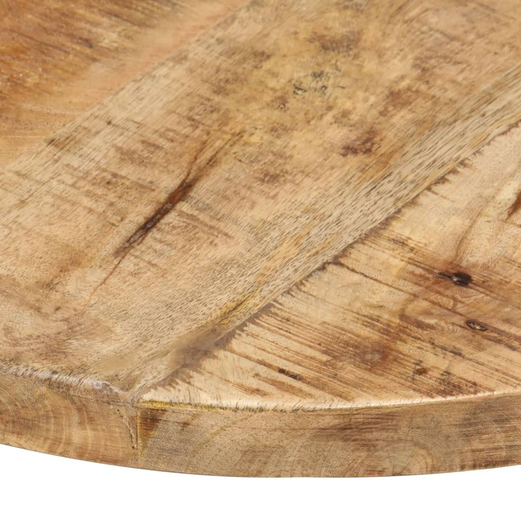 vidaXL Table Top Solid Mango Wood Round 25-27 mm 40 cm