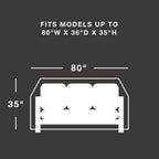True Guard Patio Furniture Cover, Sofas Up To 80'