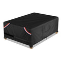 Outdoor Furniture Set Covers Waterproof 74 X 47 Inch Weatherproof Rectangular Cover, 600D Heavy Duty For Outside Dining