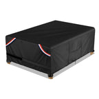 Outdoor Furniture Set Covers Waterproof 74 X 47 Inch Weatherproof Rectangular Cover, 600D Heavy Duty For Outside Dining