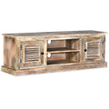 Vidaxl Tv Stand, Tv Unit For Living Room Bedroom, Sideboard With Shelves, Tv Console Entertainment Center, Farmhouse Style, Soli