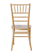Commercial Seating Products European Gold Wood Dining Chairs, 2-Pack